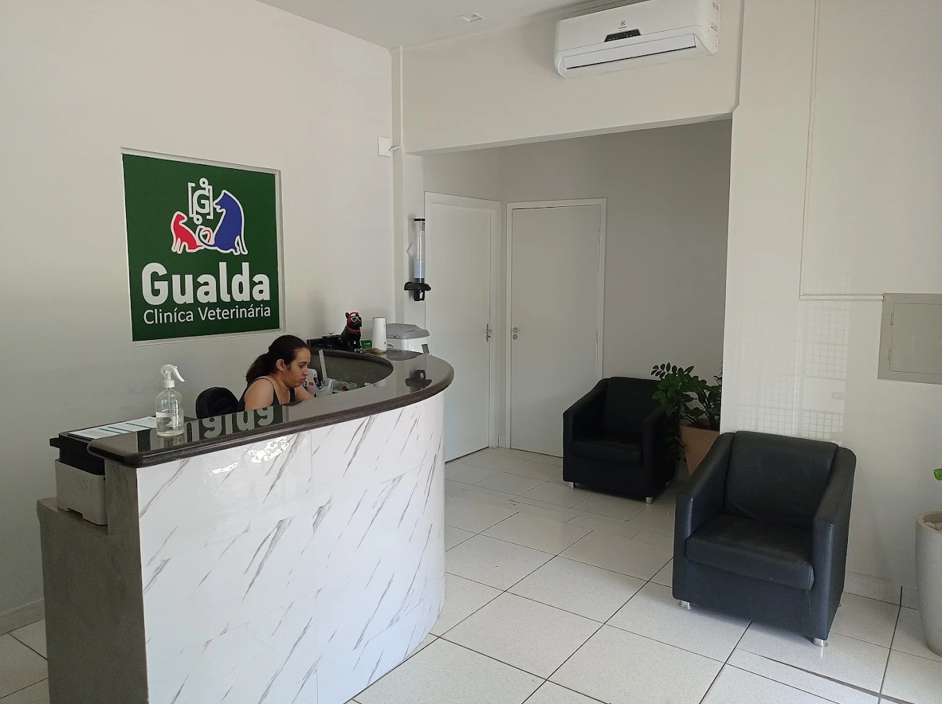 Sala de atendimento veterinário